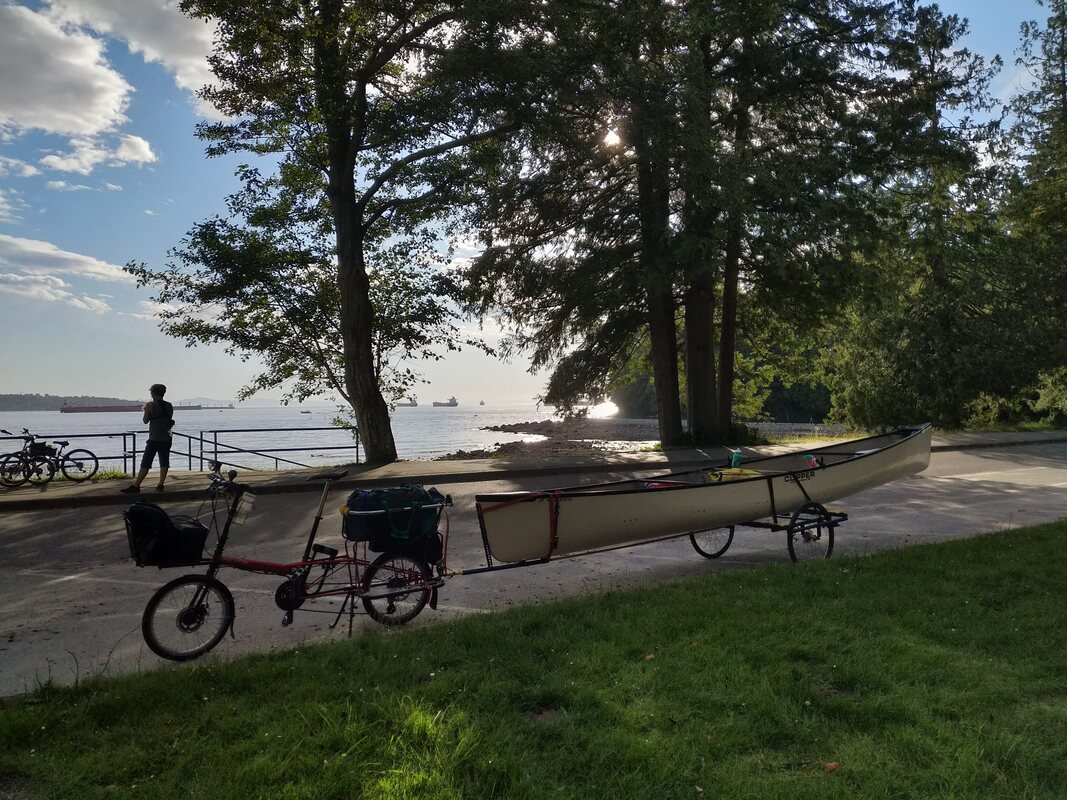 bicycle canoe trailer